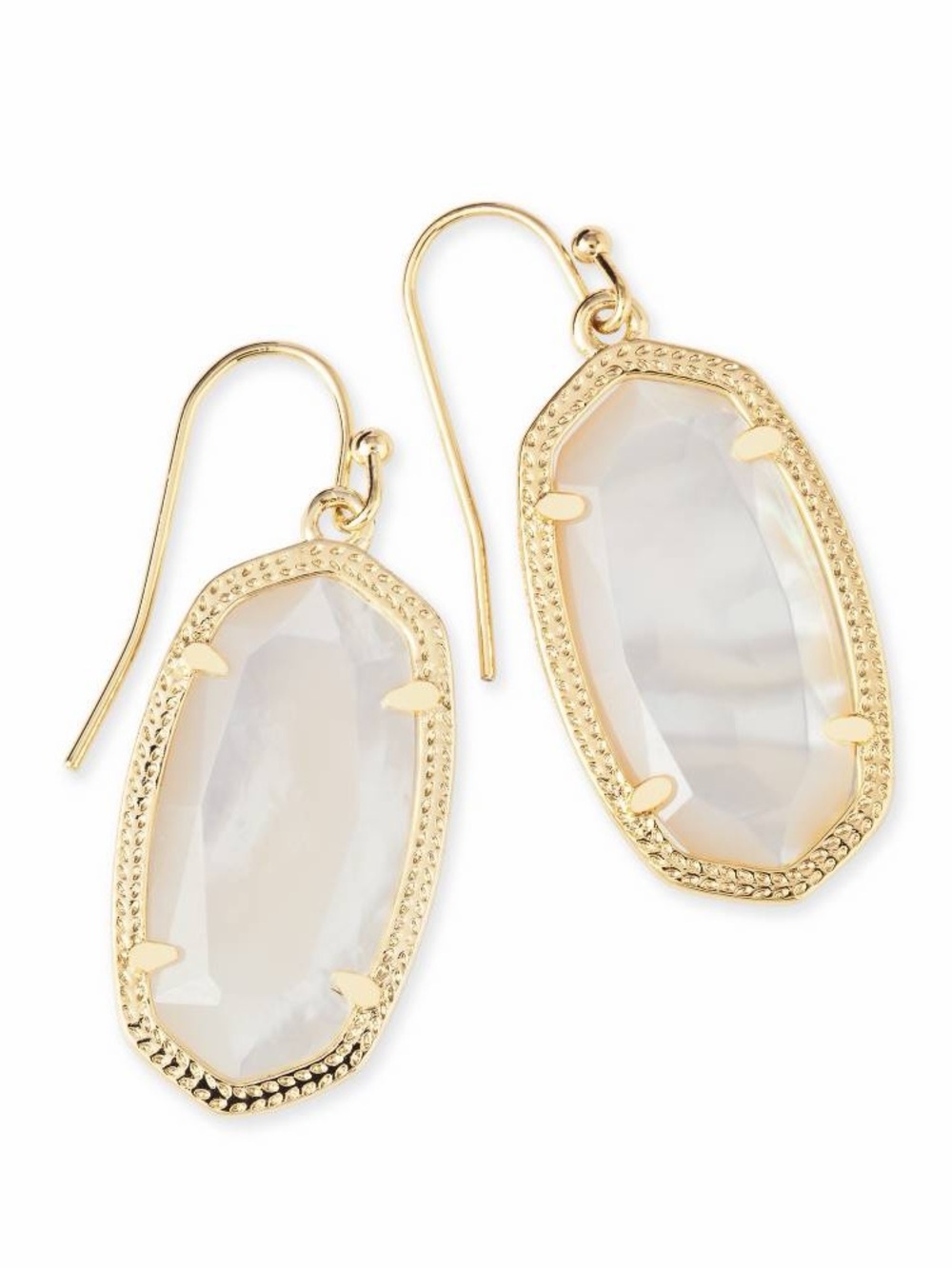Kendra Scott Signature Dani Gold Plated Ivory Mother-Of-Pearl